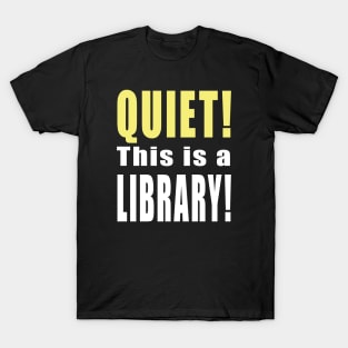 Quiet! This Is A Library Shirt - All That, Nickelodeon, The Splat T-Shirt